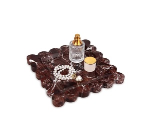 Factory Price Wholesale Marble Tray Available in Multiple Sizes Colors and Designs for Global Home Decor Buyers - Product Image 1