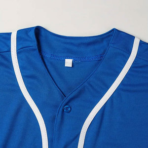 Camiseta de Béisbol Transpirable de Estilo Libre, Superventas, con Diseño de Logotipo Personalizado, Manga Larga, Dos Botones, 100% Poliéster, Anti-UV - Product Image 6