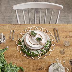 Set de dessous-de-plat décoratifs bohèmes en rotin naturel tressé, faits à la main, isolants thermiquement, pour fêtes et événements. - Product Image 5
