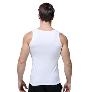 Camiseta Deportiva OEM Singlet Y Back para Hombre, de Algodón y Elastano, para Fisicoculturismo - Product Image 5