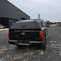 Caja de Carga Rígida de Aluminio para Ford F-150 con Techo Deslizante y Ventanas con Cierre para Cama de 6.5 pies