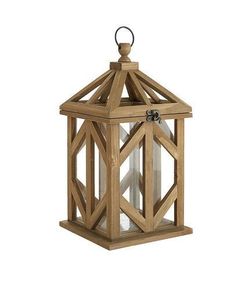 Lanterne en bois rustique faite à la main, luminaire décoratif suspendu pour patio, allée, balcon, mariage, fête, restaurant, hôtel - Product Image 6