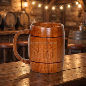 Taza de café de madera duradera hecha en India, calidad de exportación premium, ofrecida al precio más bajo para compradores en todo el mundo. - Product Image 3