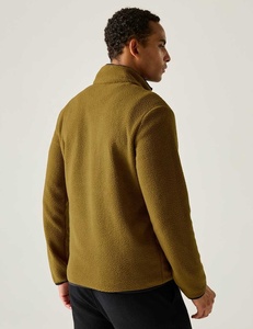 Chaqueta de Forro Polar Sherpa para Hombre, Cuello Alto, Media Cremallera, Prenda Exterior Suave para el Invierno y Viajes Diarios - Product Image 6