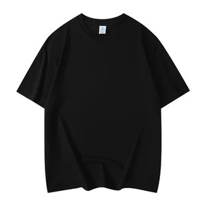T-shirts pour hommes en gros, t-shirts streetwear vierges de haute qualité, 100% coton, coupe ample, col rond, pour hommes - Product Image 2