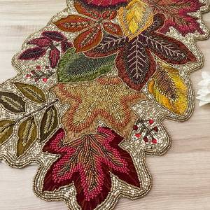 Handmade Polyester/Cotton Stripe Embroidered <b>Table</b> <b>Runner</b> Decorative for Hotel & Home Use M S R OVERSEAS Brand - Product Image 1