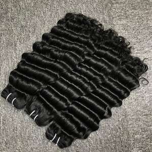 ผมต่อแบบ Remy สำหรับต่อ100% ผมมนุษย์ผมลอนลึกแบบหลวมจากเวียดนาม - Product Image 3