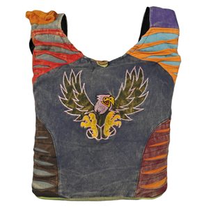Sac hobo bohème en coton fait main pour femme avec bandoulière - Product Image 1