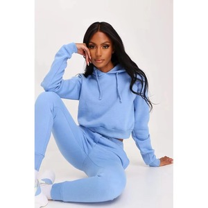 Conjunto Deportivo de Dos Piezas para Mujer, Talla Grande, Transpirable, Antibacterial, con Logotipo Personalizado, Color Rosa, de Forro Polar - Product Image 6