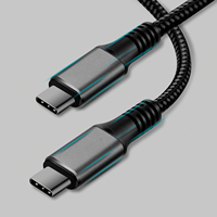 Câble USB Type-C vers Type-C, charge rapide 240W 5A, tressé, PD 3.1, personnalisé, 1m