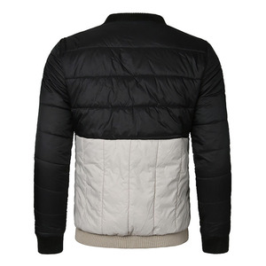 Wholesale Customized Logo <b>Winter</b> Puffer <b>Jacket</b> for <b>Men</b> Warm Lightweight Quilted with Patchwork Pattern - Product Image 3