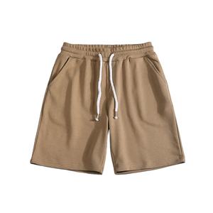 2025 nouveau Design coton Gym sweat Shorts pour hommes personnalisé en relief Logo solide motif sport entraînement course athlétique Shorts - Product Image 4