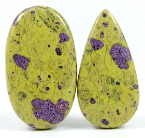 Suministro al por mayor de fábrica: Cabujones de Atlantisita Natural Verde y Morado, Formas Mixtas, Tamaños Personalizados, Hechos a Mano, Suministros para Fabricación de Joyería al por Mayor - Product Image 2