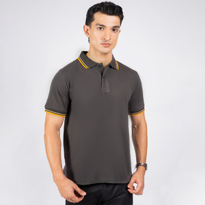 Camiseta de Hombre de Moda, Color Personalizado, Tejido de Punto, Secado Rápido, Manga Corta, Poliéster/Algodón de Alta Calidad - Product Image 1