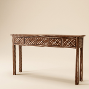Mesa Consola Moderna en Oferta con Elegantes Diseños Florales para un Vestíbulo y un Interior de Lujo - Product Image 1
