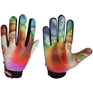 Guantes de Motociclismo de Verano Unisex Personalizados, Resistentes al Viento, de Cuero, con Cierre de Cordones para Ciclismo de Montaña MTB - Product Image 4