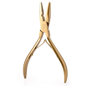 Professional Hair <b>Extension</b> Plier Stainless Steel Tool For <b>Micro</b> Ring Nano Ring Hair <b>Extension</b> Installation - Product Image 1