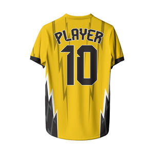 Camisetas de Fútbol Personalizadas de Corte Regular, Transpirables, con Impresión de Serigrafía, de Alta Calidad, que Absorben la Humedad y se Secan Rápidamente - Product Image 5