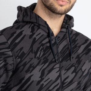 Wholesale Oversized Streetwear Hoodie Men's Full <b>Zip</b> Cotton Fleece Custom Logo Production Men Zipper Hoodides - Product Image 6