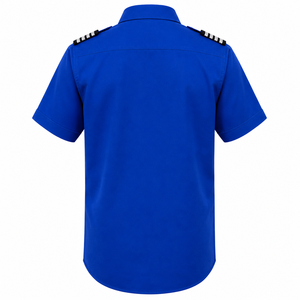 Camisa de Uniforme de Guardia de Seguridad para Hombre 2026, Venta al por Mayor, Transpirable, de Poliéster y Algodón, Manga Corta - Product Image 4