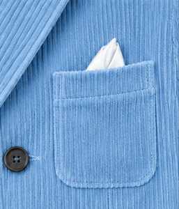 เสื้อโค้ทยาวสีน้ำเงินกรมท่าสำหรับผู้หญิง แขนยาว ติดกระดุม - Product Image 6