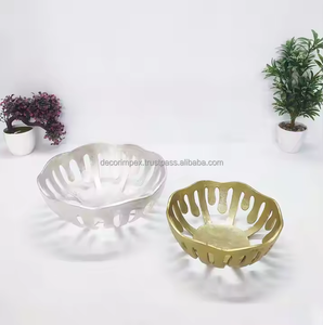 Cuenco de aluminio fundido para servir, vajilla, servidor de palomitas de maíz, accesorios de utensilios de cocina, servidor de frutas - Product Image 2