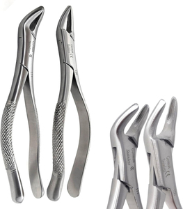 Forceps d'extraction dentaire manuels en acier inoxydable japonais de qualité A+, poignée ergonomique, 30 positions de mâchoires, certifiés CE - Product Image 1