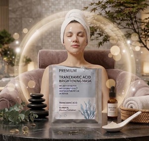 Faible MOQ 1000 pièces, masque éclaircissant pour le visage à l'acide tranexamique, marque privée, fabricant OEM ODM de produits de soin de la peau - Product Image 5