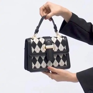 2026 new print fashion women's <b>bag</b> simple atmosphere <b>small</b> square <b>bag</b> single <b>shoulder</b> crossbody <b>bag</b> - Product Image 2