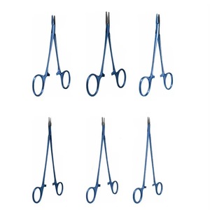 Portaagujas manual de acero inoxidable, pinzas quirúrgicas para agujas, precio al por mayor, instrumentos quirúrgicos - Product Image 4