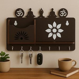 Bandejas de Almacenamiento de Bambú Hechas a Mano, Ecológicas, Decorativas para Bodas, Flotantes, de Pared, para Baño, Diseño Costero - Product Image 5