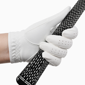 Gants de golf pour hommes, nouveau style, en cuir de cabretta de mouton respirant de qualité supérieure, blancs, pour la main gauche et la main droite, pour le sport - Product Image 2