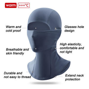 Balaclavas tactiques coupe-vent avec logo personnalisé, masque intégral chaud pour l'hiver, pour homme et femme, usage quotidien, sports inclus - Product Image 4