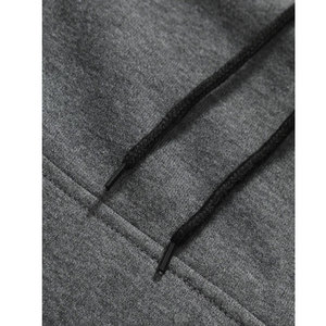 Sweat à capuche d'hiver pour homme de haute qualité, pull à manches longues avec boutons, imprimé décontracté, cordon de serrage, poche, 100% coton, coupe-vent - Product Image 4