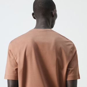 Camiseta de algodón para hombre, diseño básico de cuello redondo, alta calidad, precio de fábrica para compras al por mayor 2026 - Product Image 5