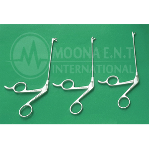 Ensemble de pinces nasales ENT 3 pièces droites 45° °   Up 90 °   Instruments chirurgicaux d'oto-rhino-laryngologie Up Tip certifiés CE - Product Image 3