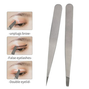 แหนบคีบคิ้ว Java Surgical JS-EBT-001 สแตนเลสสตีลสีสันสดใส ปลายเฉียง น้ำหนักเบา สำหรับมืออาชีพ ได้รับมาตรฐาน CE ISO รับประกัน 1 ปี พร้อมสกรีนโลโก้ได้ - Product Image 1