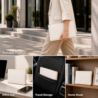 Sacs ignifuges pour objets de valeur, portefeuilles cadeaux d'affaires pour femmes, organiseur de documents de voyage de créateur, pochette étanche pour appareils électroniques