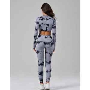 Conjunto de Yoga para Mujer, Estilo Deportivo, MOQ Bajo, con Sublimación Personalizada, Venta Directa de Fábrica, Conjunto de Yoga de Alta Calidad - Product Image 2