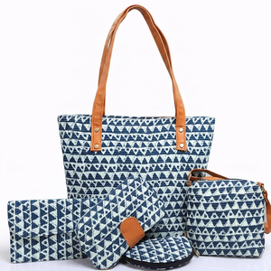 Sac fourre-tout pour femme en tissu de coton de qualité supérieure, grande capacité, durable, réutilisable, pour les courses, les cadeaux, impression personnalisée, OEM, vente en gros - Product Image 1