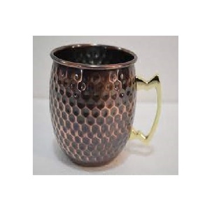 sleek design copper moscow mule <b>mugs</b> <b>set</b> perfect for cold beverages enhancing drink presentation in modern kitchen bar - Product Image 4