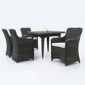 Durable Wicker Outdoor Dining Sets Patio Furniture Sets Elsavador Dining Sets Indonesia Manufacturer Wheater Resistant - Product Image 6