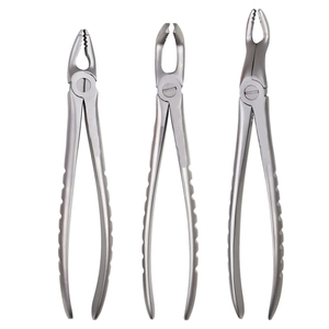 Kit de Fórceps Quirúrgicos Dentales Ijrak de 6 Piezas, Acero Inoxidable, Instrumentos Quirúrgicos Ortodónticos Manuales Clase I, Plata, CE - Product Image 3