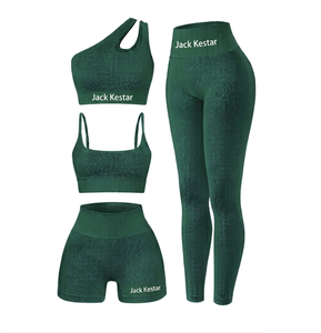 Ensemble de soutien-gorge de yoga premium pour femmes, vêtements de sport, leggings d'entraînement, soutien-gorge de sport, tenue de fitness, tenue de course et d'entraînement pour femmes, vente en gros - Product Image 3