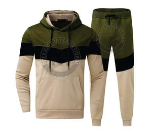 Survêtement en polyester et coton athlétique, tissu lisse et durable, coupe confortable, parfait pour les activités sportives et les tenues décontractées - Product Image 1