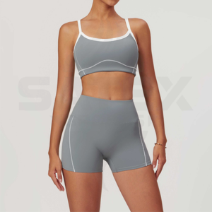 Nuevo Bikini Sexy de Dos Piezas, Top de Color Sólido, Traje de Baño con Parte Inferior de Material Spandex/Nylon, Características Ecológicas - Product Image 5