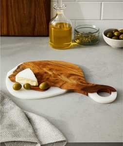 Planche à découper et à servir en résine écologique, fabriquée directement en usine, avec forme personnalisée pour la décoration de la maison - F S INTERNATIONAL - Product Image 1