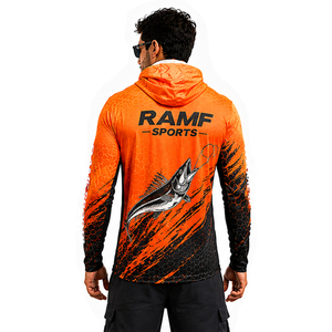 Camisas de Pesca de Manga Larga para Hombre, con Logotipo Personalizado, Protección Solar UPF50+, Transpirables, de Poliéster y Elastano, con Malla Ventilada - Product Image 3