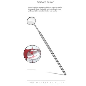 Kit de 3 outils dentaires ergonomiques manuels en acier inoxydable pour le nettoyage du tartre, l'endoscope, l'élimination des taches dentaires et les cure-dents interdentaires - Product Image 2