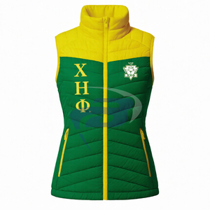 Chaleco Acolchado Premium de la Hermandad Chi Eta Phi CEPhi, Chaleco Acolchado de Alta Calidad, Chaleco Acolchado para Mujer - Product Image 2